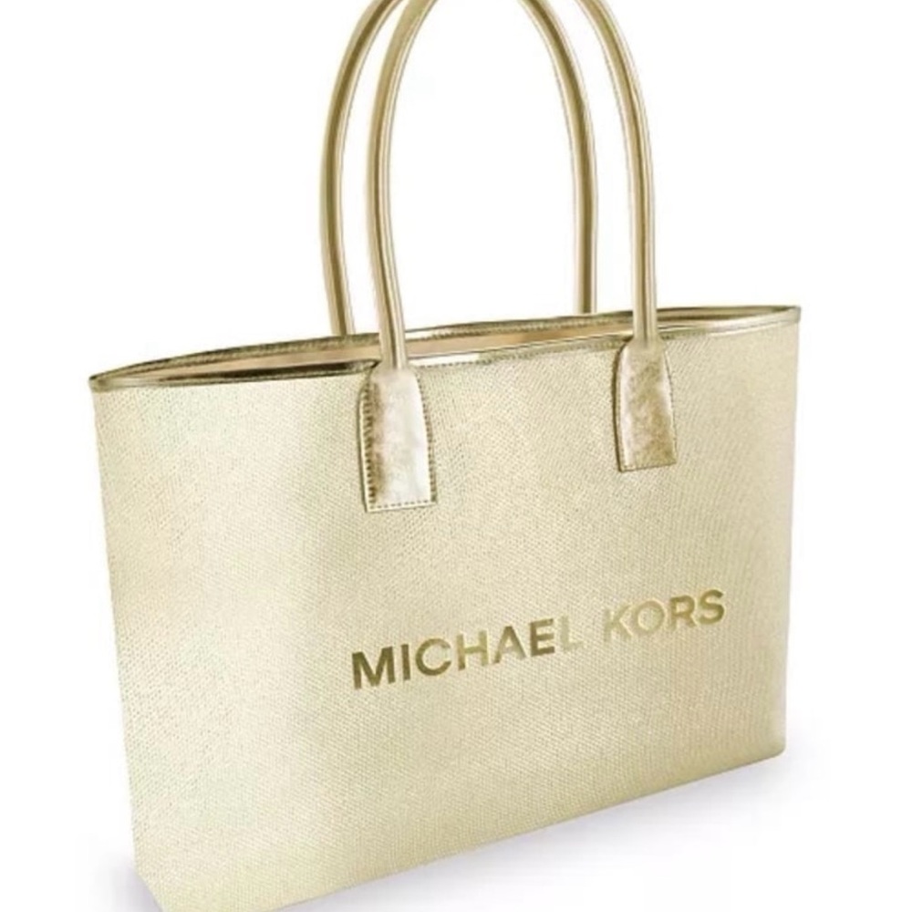 COPY - Michael Kors Gold Tote Bag